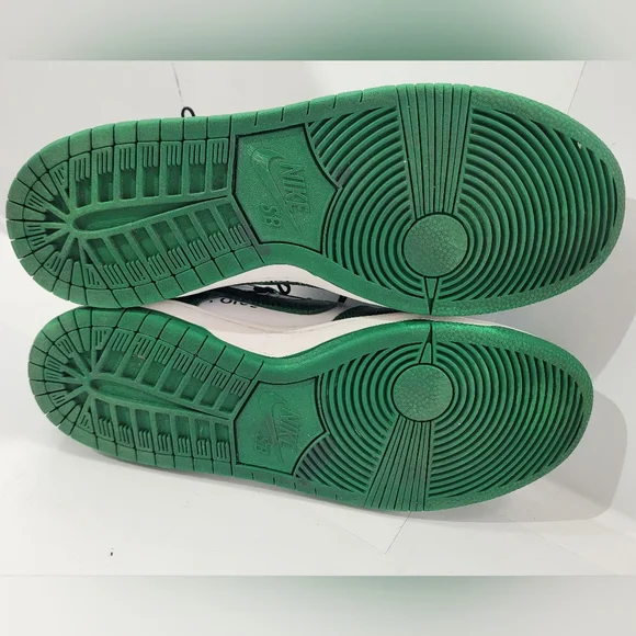 NIKE OFF WHITE X DUNK LOW MEN'S SHOE 8.5 PINE GREEN CT0856-100
